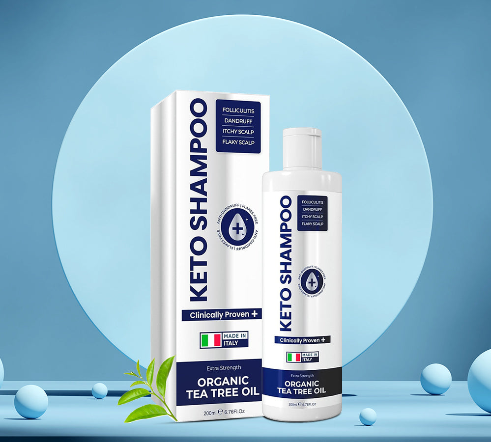 Advanced Formula Ketoconazole Medicated Anti-Dandruff Shampoo + Anti-Aging Face Lift Night Cream – Deep Wrinkle Repair & Hydrating Moisturizer Bundle