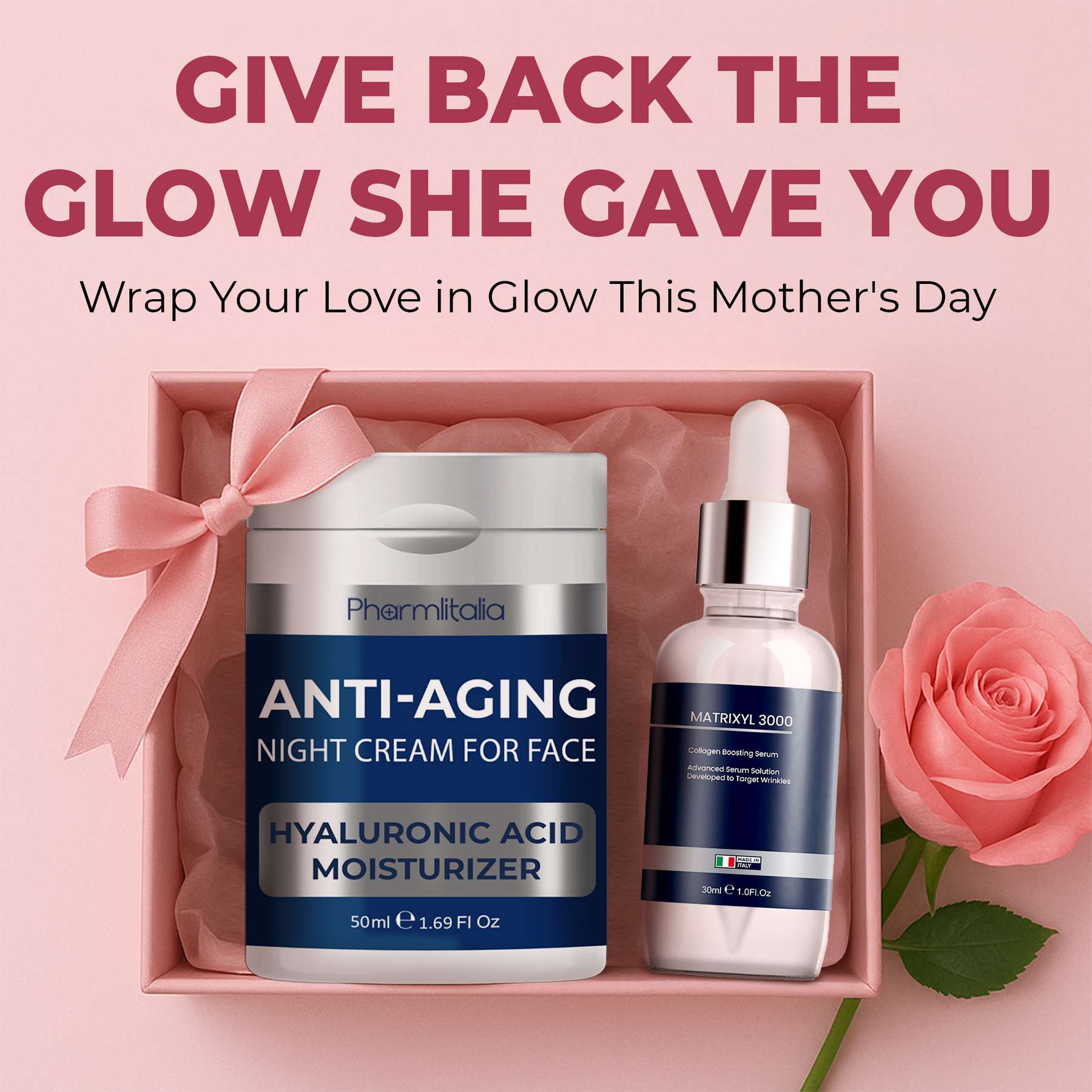 Day Night Mother Deal | Advanced Formula Anti-Aging Formula Night Cream with Serum