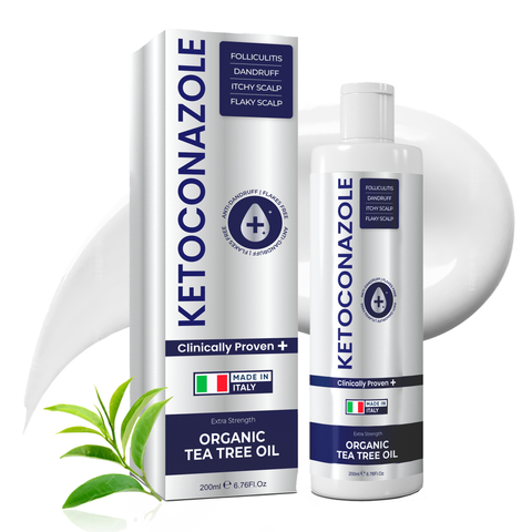 Ketoconazole Anti-Dandruff Medicated Shampoo – Treats Dandruff, Psoriasis & Itchy Scalp | Anti-Fungal Scalp Therapy for Flaky Hair