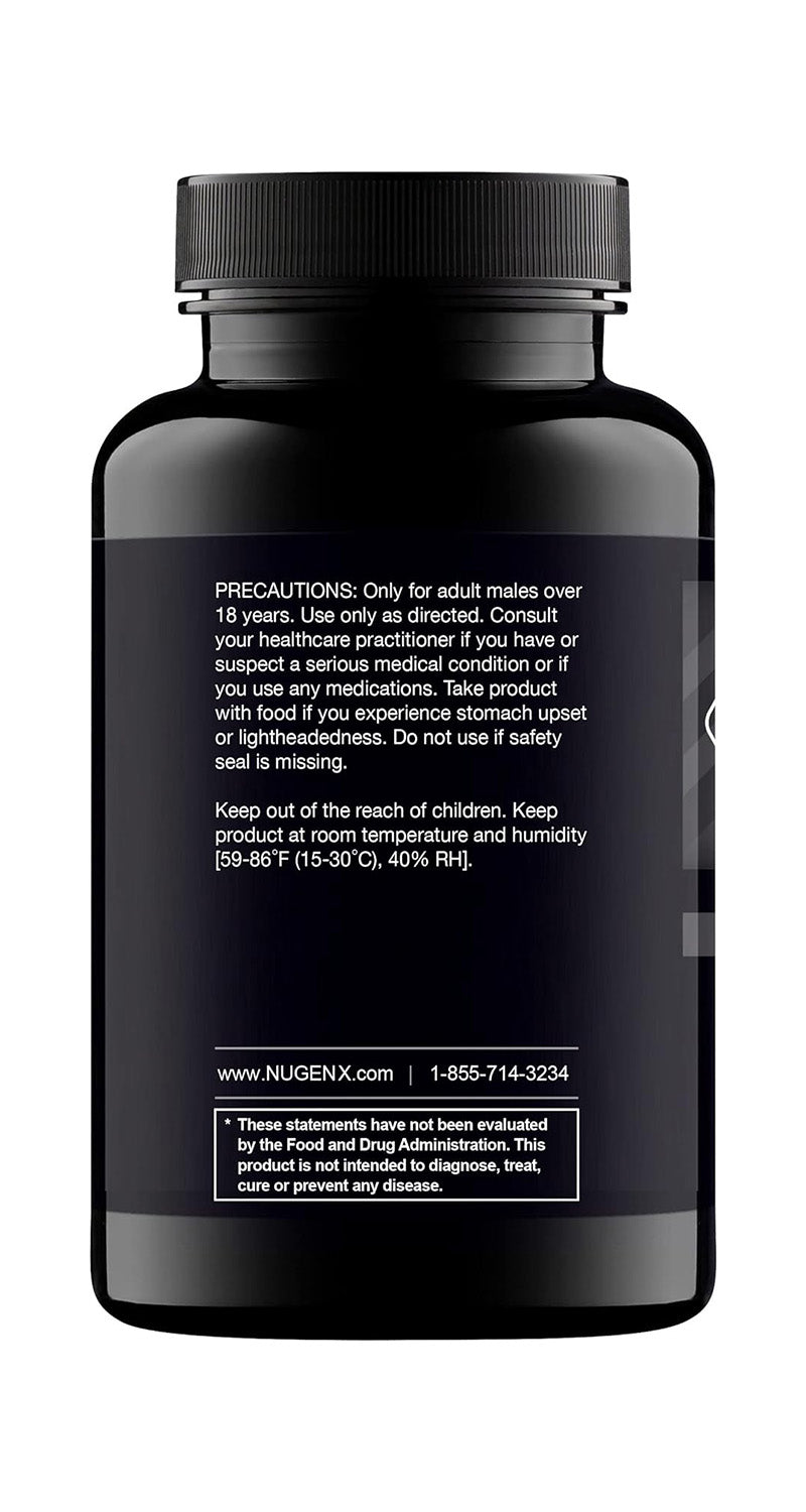 Nugenx Total-T, Free and Total Testosterone Booster Supplement for Men, 30 Count