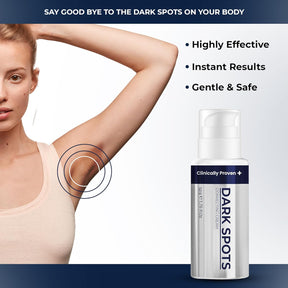 Dark Spot Remover Cream for Face & Body - For Inner Thighs, Armpits, Elbows, Knees, Bikini Line & Intimate Areas | Sun & Age Spot Treatment | Made in Italy