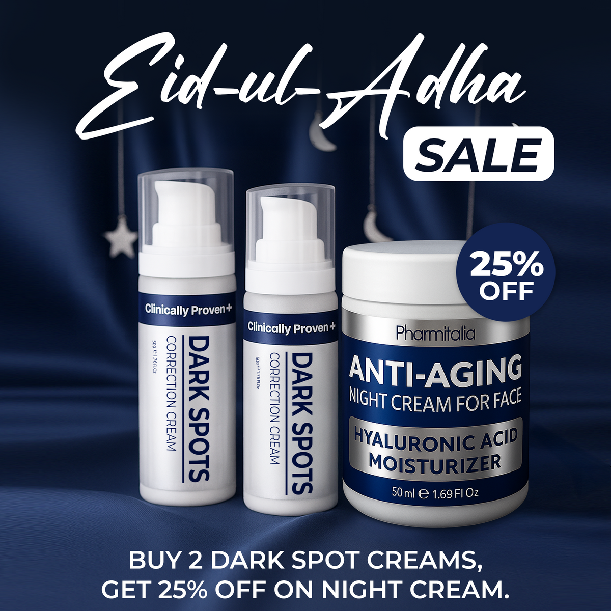 Eid Radiance Set – 2× Dark Spot Remover + 25% OFF Night Cream
